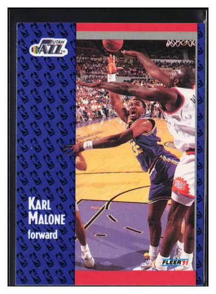 1991-92 Fleer #201 Karl Malone