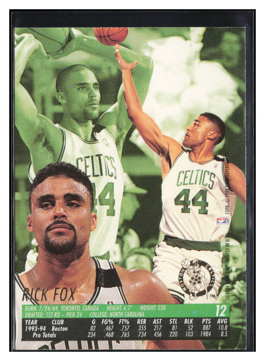 1994-95 Ultra #12 Rick Fox