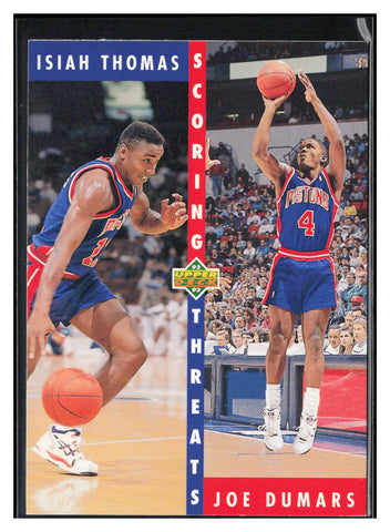 1992-93 Upper Deck #500 Isiah Thomas / Joe Dumars