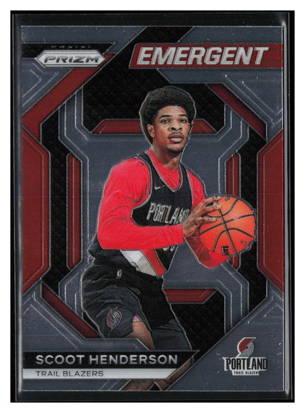 2023-24 Panini Prizm #16 Scoot Henderson Emergent