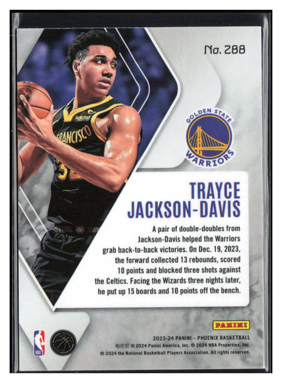 2023-24 Panini Phoenix #288 Trayce Jackson-Davis Phoenix Red Ice