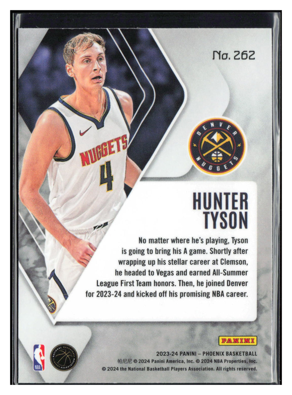 2023-24 Panini Phoenix #262 Hunter Tyson Phoenix Red Ice