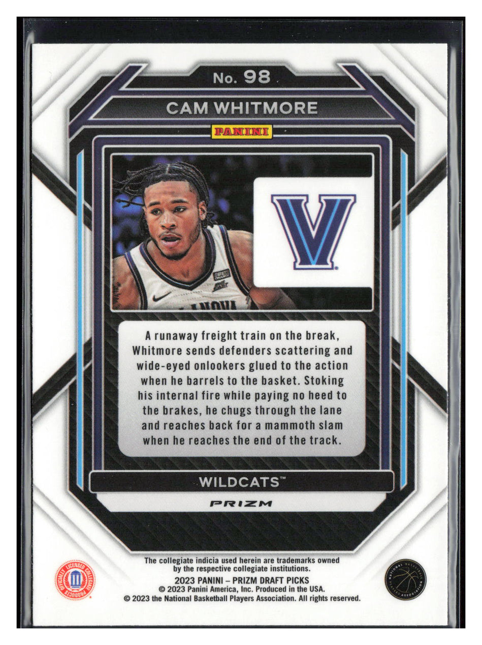 2023 Panini Prizm Draft Picks #98 Cam Whitmore Red Ice