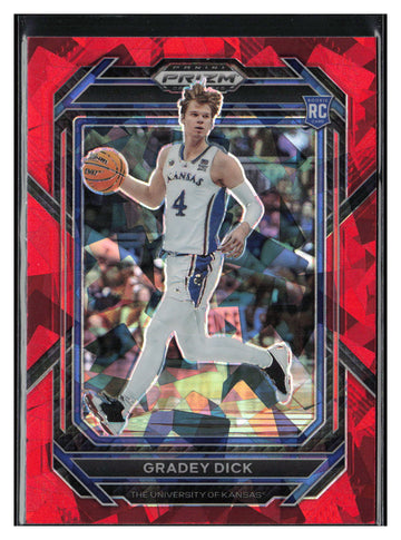 
2023 Panini Prizm Draft Picks #84 Gradey Dick Red Ice