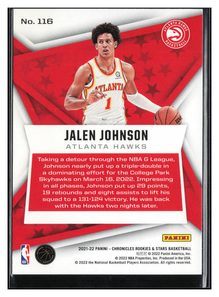 2021-22 Panini Chronicles #116 Jalen Johnson