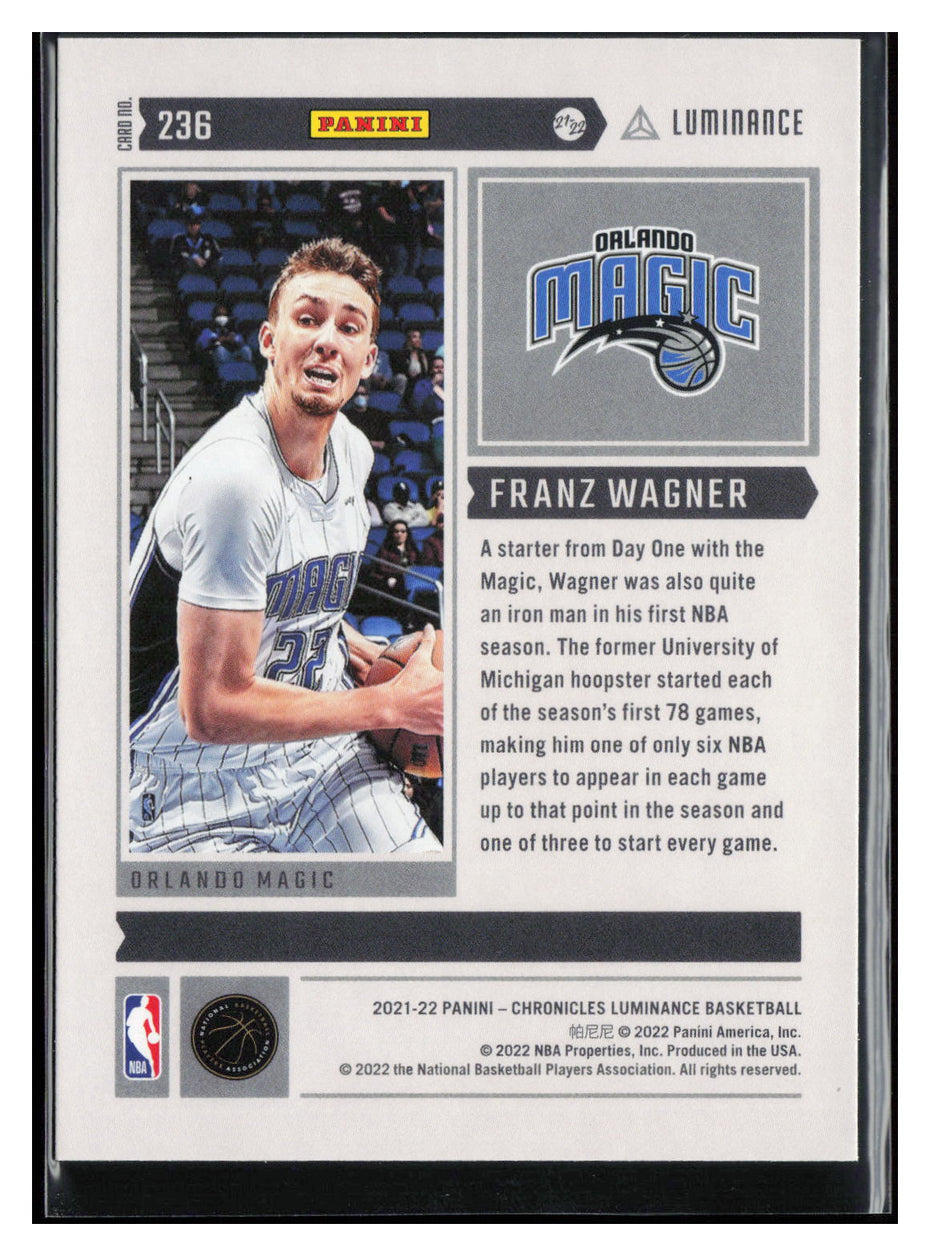 2021-22 Panini Chronicles #236 Franz Wagner