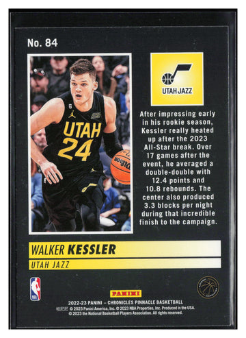 
2022-23 Panini Chronicles #84 Walker Kessler