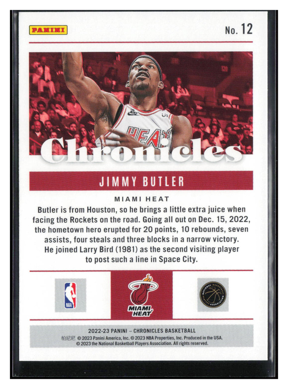 2022-23 Panini Chronicles #12 Jimmy Butler