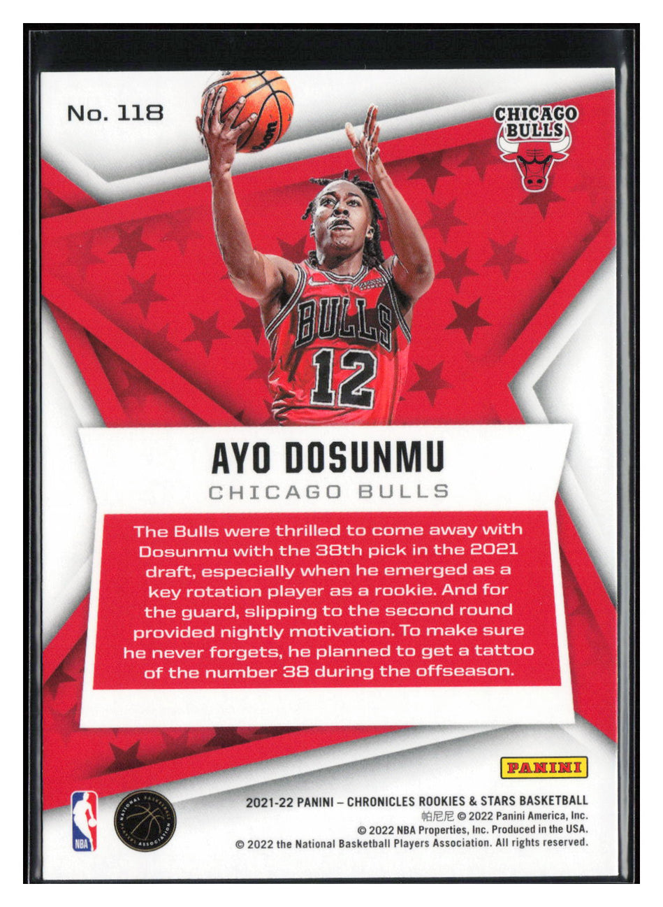 2021-22 Panini Chronicles #118 Ayo Dosunmu