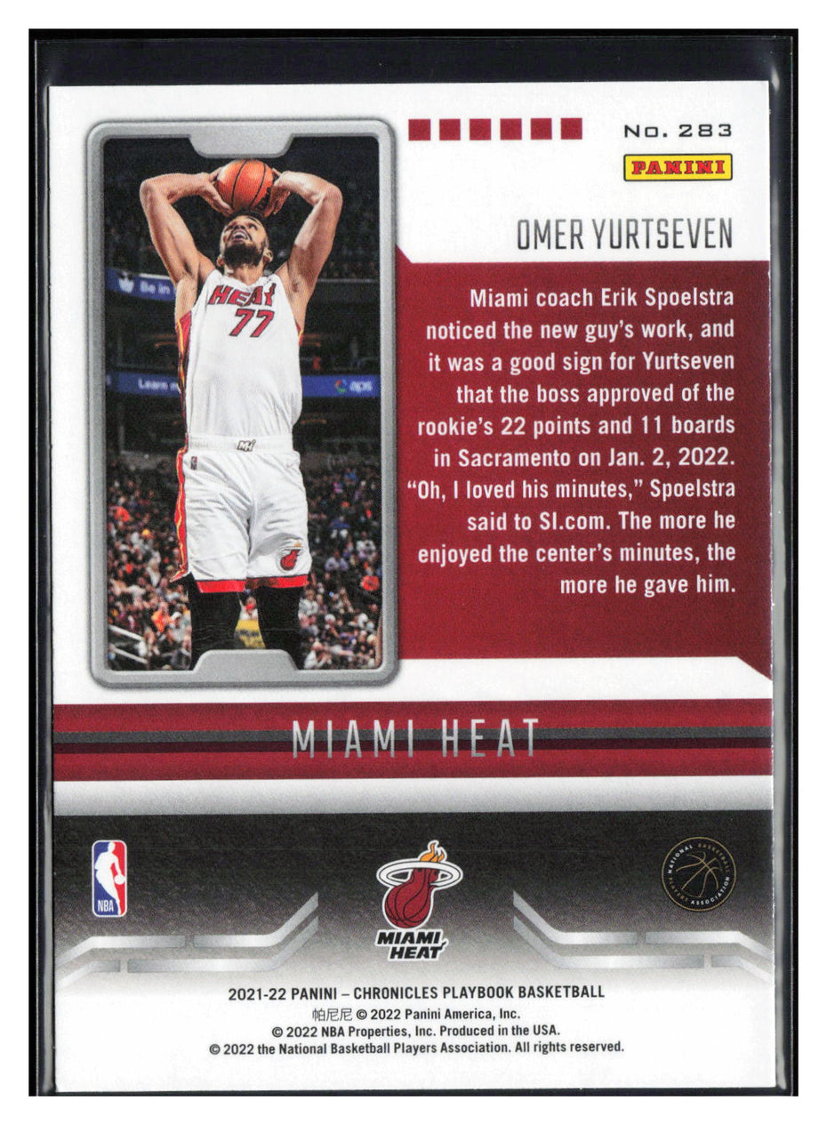 2021-22 Panini Chronicles #283 Omer Yurtseven