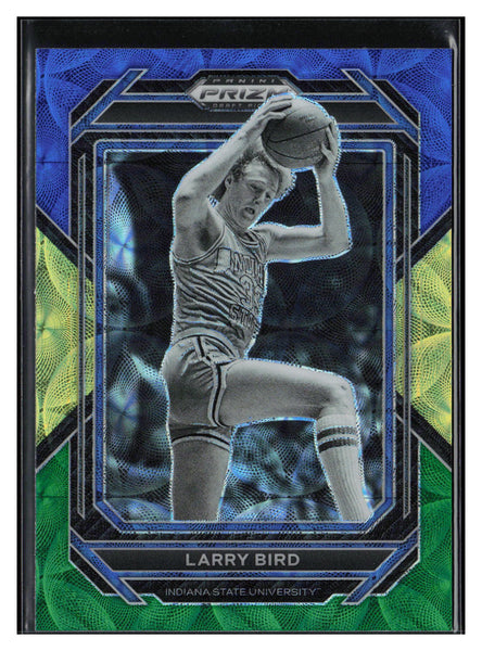 2023 Panini Prizm Draft Picks #95 Larry Bird Choice Blue/Yellow/Green