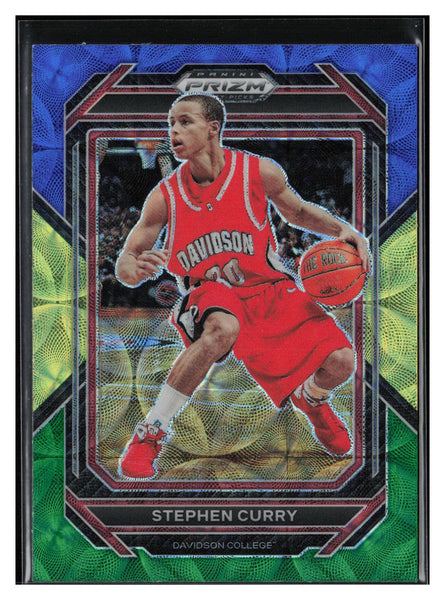 2023 Panini Prizm Draft Picks #53 Stephen Curry Choice Blue/Yellow/Green