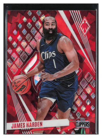 2023-24 Panini Phoenix #189 James Harden Phoenix Red Ice