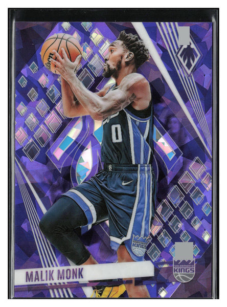 2023-24 Panini Phoenix #38 Malik Monk Phoenix Purple Ice #/25