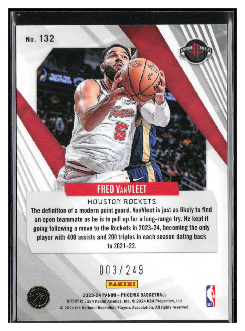 2023-24 Panini Phoenix #132 Fred VanVleet Phoenix Orange Ice #/249