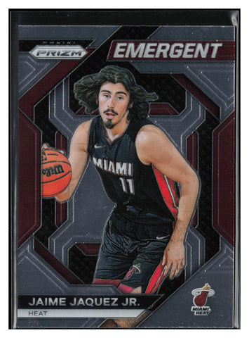 2023-24 Panini Prizm #23 Jaime Jaquez Jr. Emergent