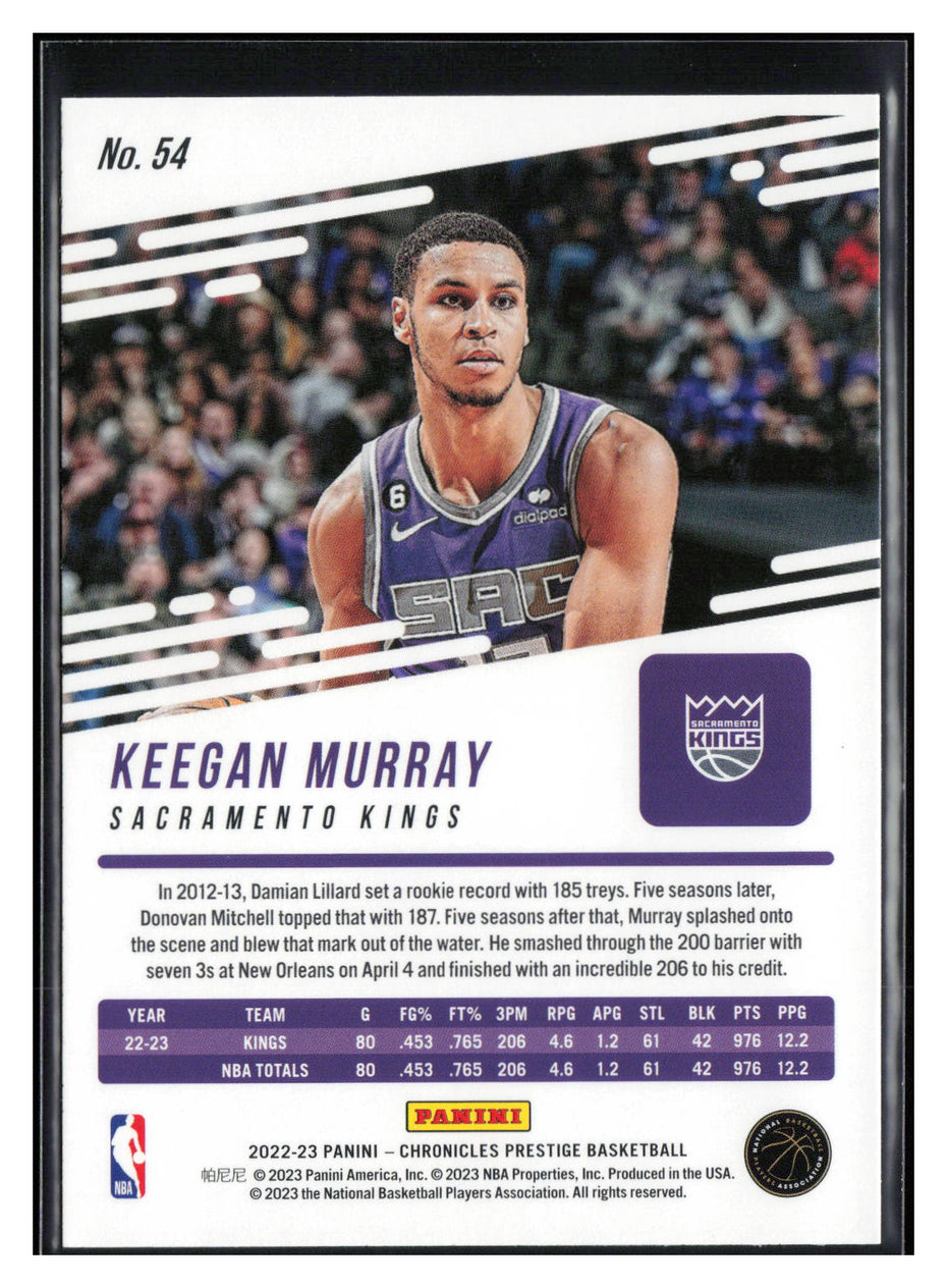 2022-23 Panini Chronicles #54 Keegan Murray