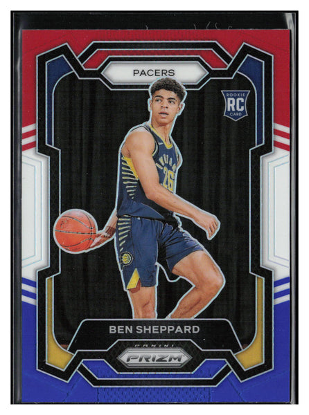 2023-24 Panini Prizm #172 Ben Sheppard Prizms Red White and Blue