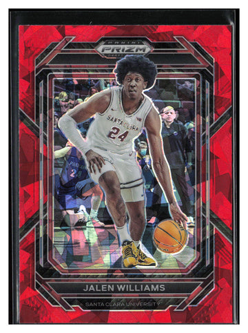 
2023 Panini Prizm Draft Picks #88 Jalen Williams Red Ice