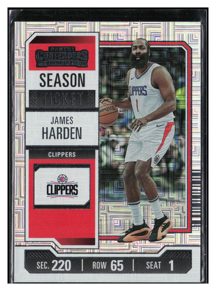 2023-24 Panini Contenders #82 James Harden Season Ticket Retail