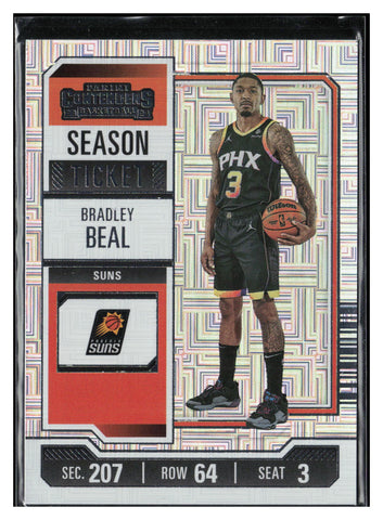 2023-24 Panini Contenders #14 Bradley Beal Season Ticket Retail