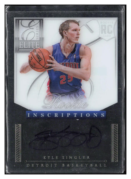 2012-13 Panini Elite Series #16 Kyle Singler Rookie Inscriptions Autographs