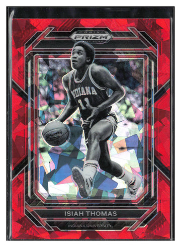 
2023 Panini Prizm Draft Picks #78 Isiah Thomas Red Ice