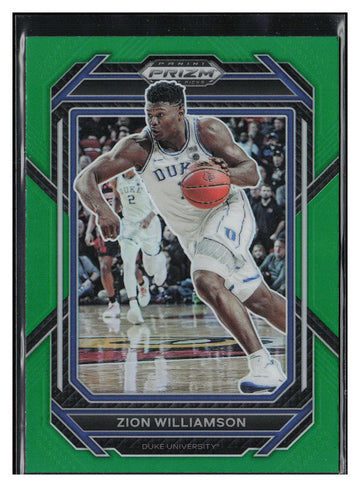 
2023 Panini Prizm Draft Picks #73 Zion Williamson Green