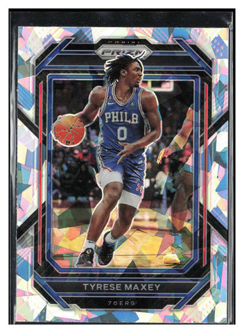 2022-23 Panini Prizm #21 Tyrese Maxey Prizms Ice