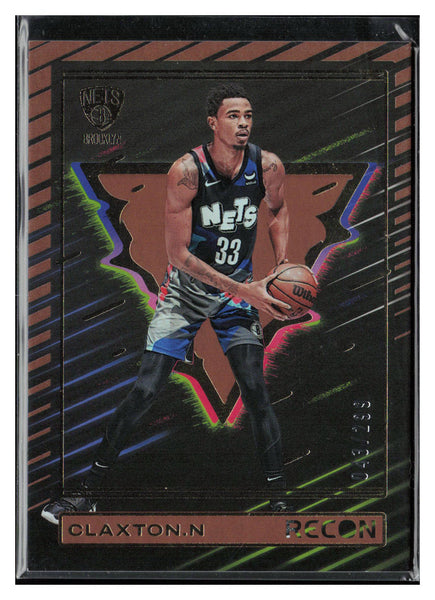 2023-24 Panini Recon #129 Nicolas Claxton Holo Bronze #/299