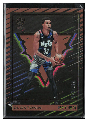 2023-24 Panini Recon #129 Nicolas Claxton Holo Bronze #/299