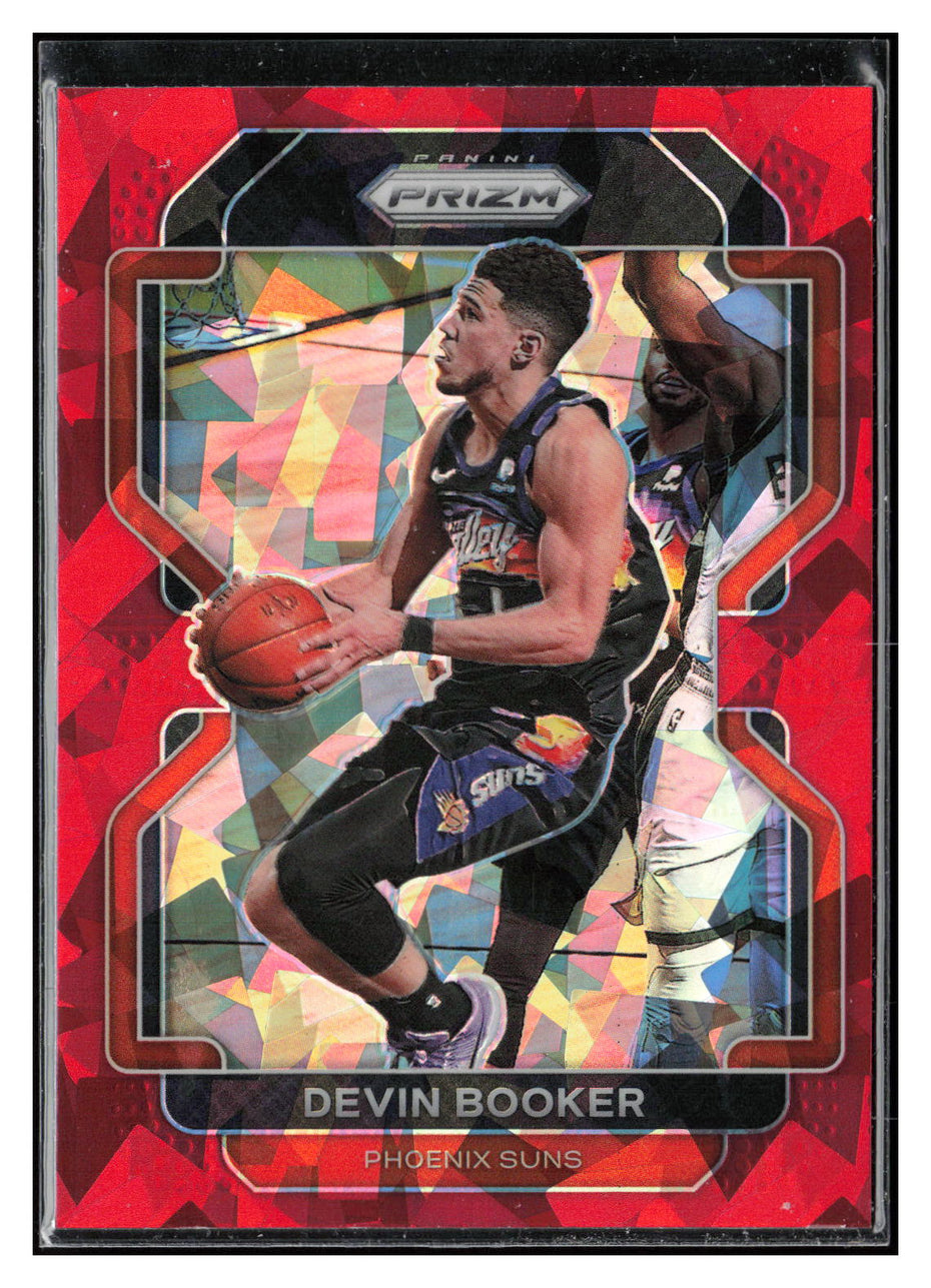 2021-22 Panini Prizm #203 Devin Booker Red Ice