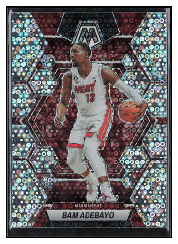 
2022-23 Panini Mosaic #78 Bam Adebayo Fast Break Silver