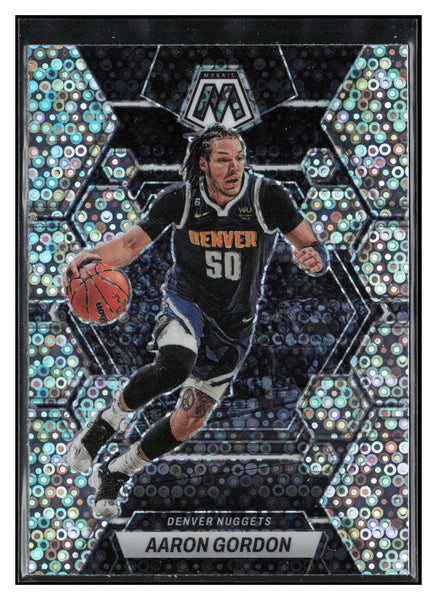 2022-23 Panini Mosaic #160 Aaron Gordon Fast Break Silver