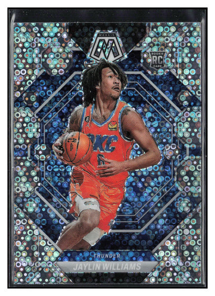 2022-23 Panini Mosaic #241 Jaylin Williams Fast Break Silver