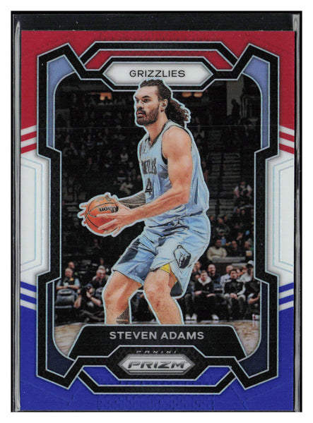 2023-24 Panini Prizm #205 Steven Adams Prizms Red White and Blue