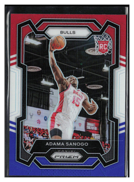 2023-24 Panini Prizm #286 Adama Sanogo Prizms Red White and Blue