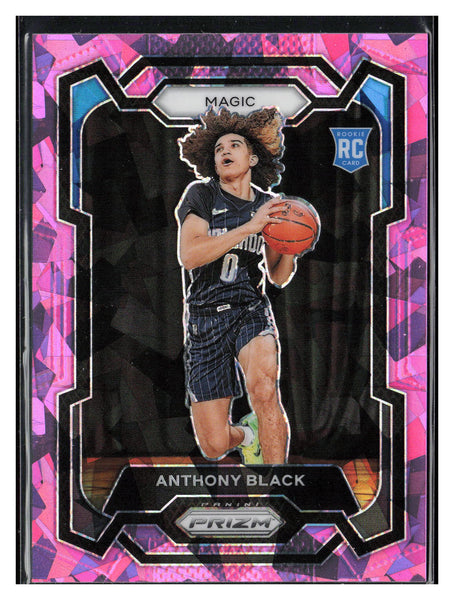 2023-24 Panini Prizm #170 Anthony Black Prizms Pink Ice