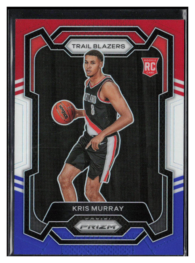 2023-24 Panini Prizm #142 Kris Murray Prizms Red White and Blue