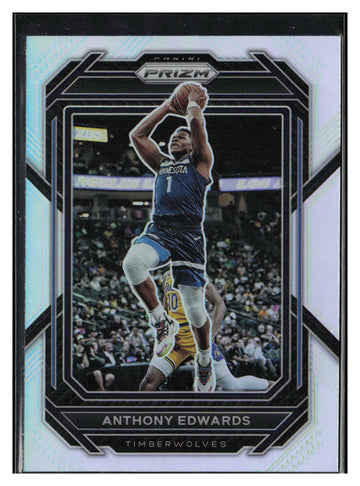 
2022-23 Panini Prizm #56 Anthony Edwards Prizms Silver