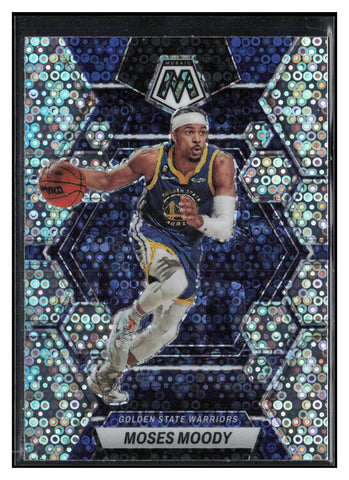 2022-23 Panini Mosaic #161 Moses Moody Fast Break Silver