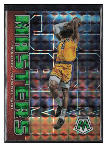 2022-23 Panini Mosaic #1 LeBron James Jam Masters Mosaic Green