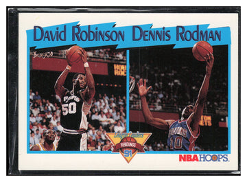 
1991-92 Hoops #311 David Robinson / Dennis Rodman