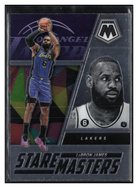 2022-23 Panini Mosaic #7 LeBron James Stare Masters