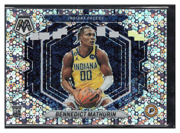 
2022-23 Panini Mosaic #210 Bennedict Mathurin Fast Break Silver