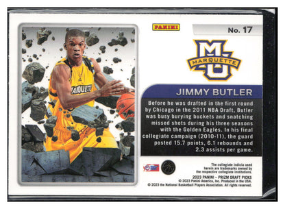 2023 Panini Prizm Draft Picks #17 Jimmy Butler Prizm Break