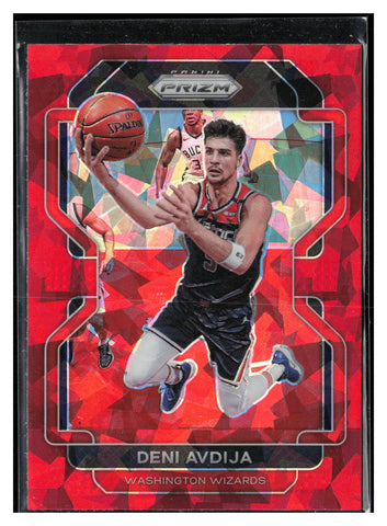 2021-22 Panini Prizm #79 Deni Avdija Red Ice