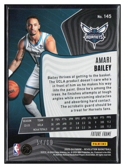 2023-24 Panini Revolution #145 Amari Bailey Future Frame #/60