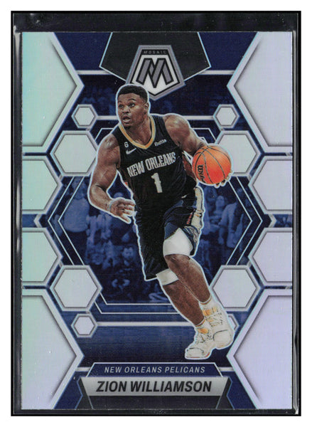 2022-23 Panini Mosaic #120 Zion Williamson Silver