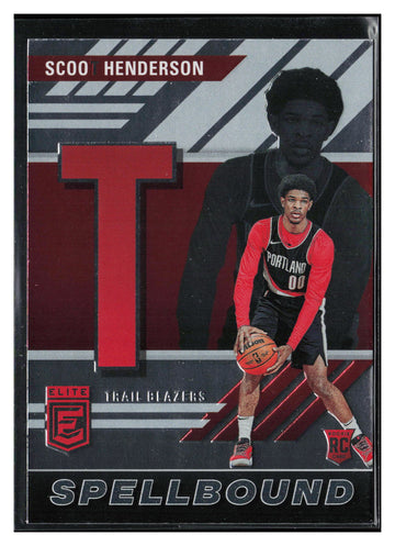 
2023-24 Donruss Elite #15 Scoot Henderson Spellbound